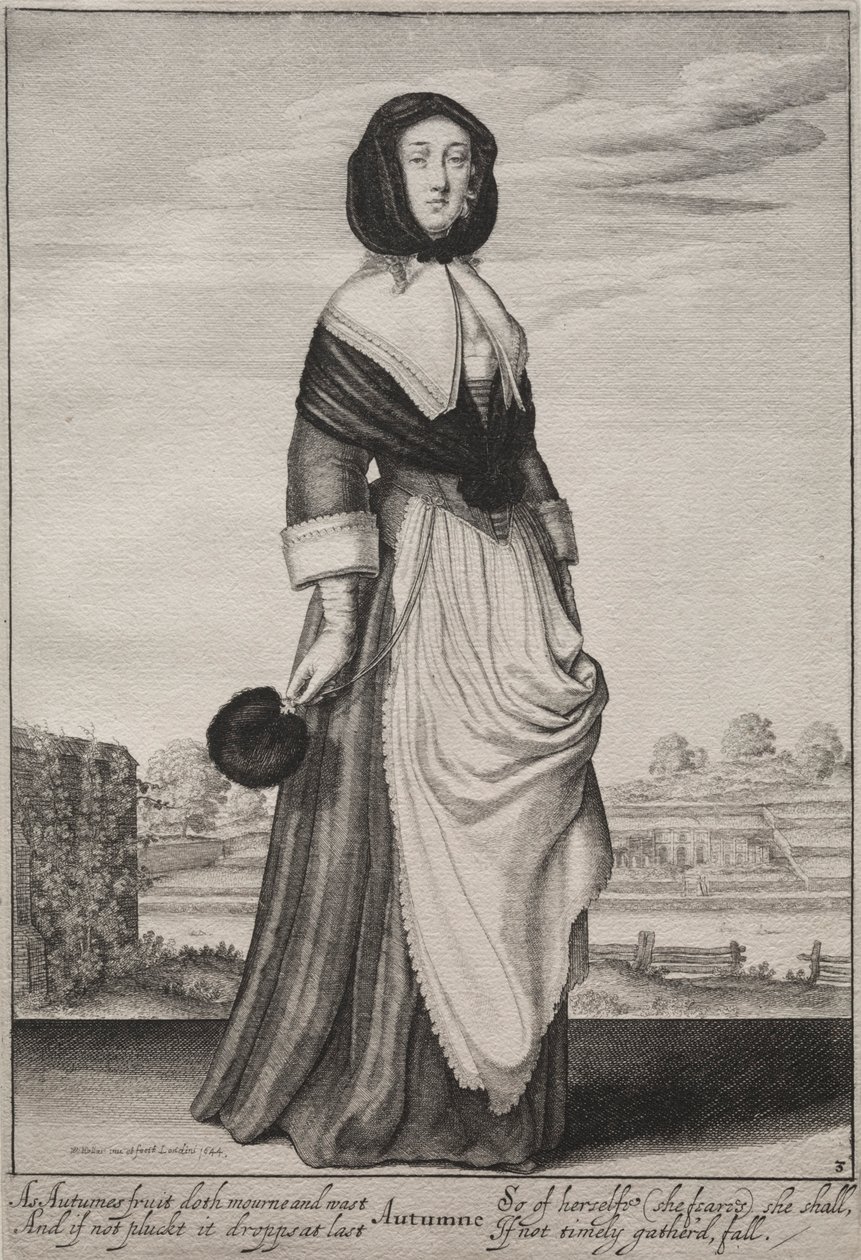 The Seasons: Autumn, 1643-1644 by Wenceslaus Hollar