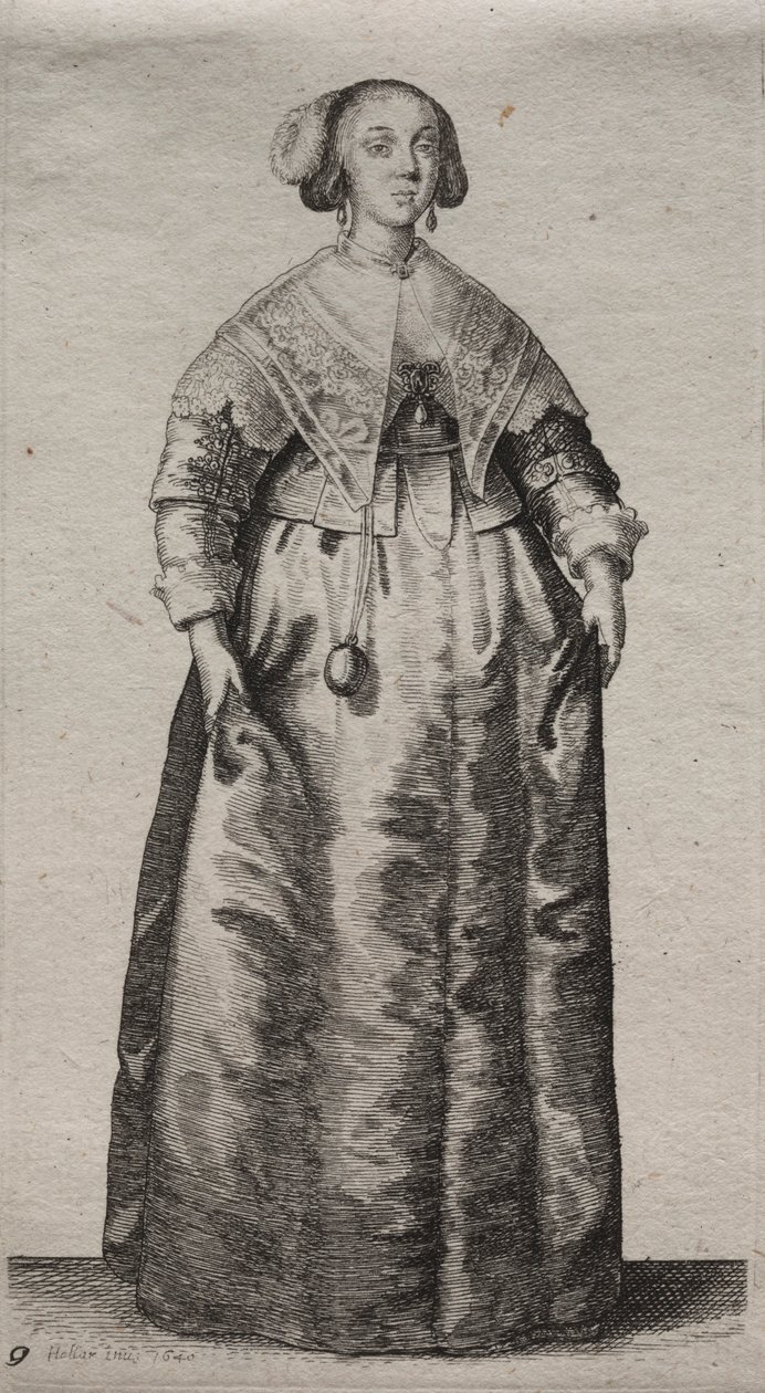 The Several Habits of English Women, from the Nobility to the Country Women, 1640 by Wenceslaus Hollar