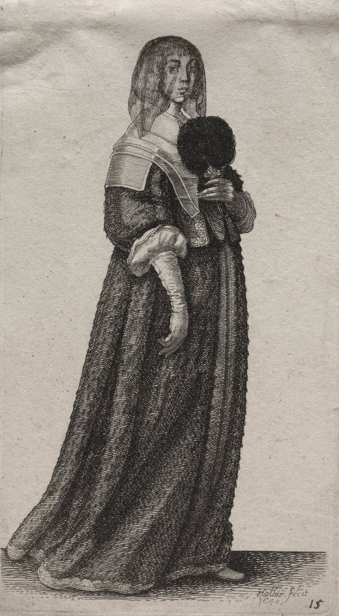 The Several Habits of English Women, from the Nobility to the Country Women, 1640 by Wenceslaus Hollar