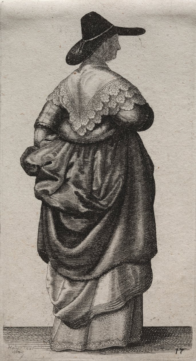 The Several Habits of English Women, from the Nobility to the Country Women..., 1640 by Wenceslaus Hollar