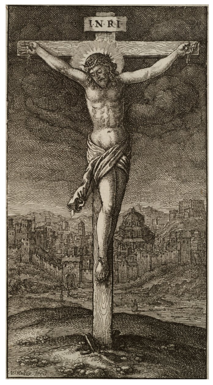 The Crucifixion by Wenceslaus Hollar