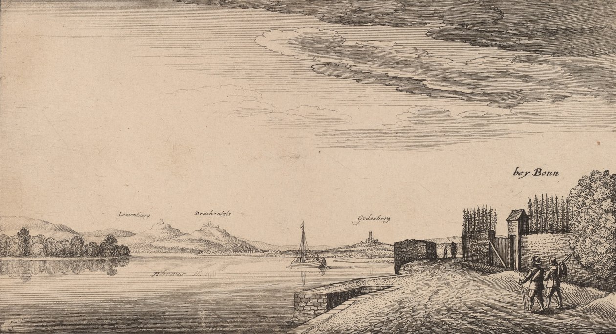 View of Lewenberg by Wenceslaus Hollar