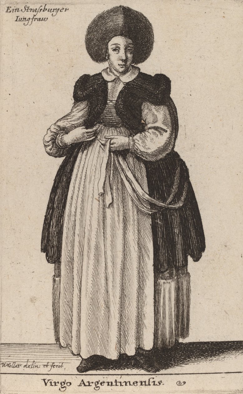Virgo Argentinensis by Wenceslaus Hollar