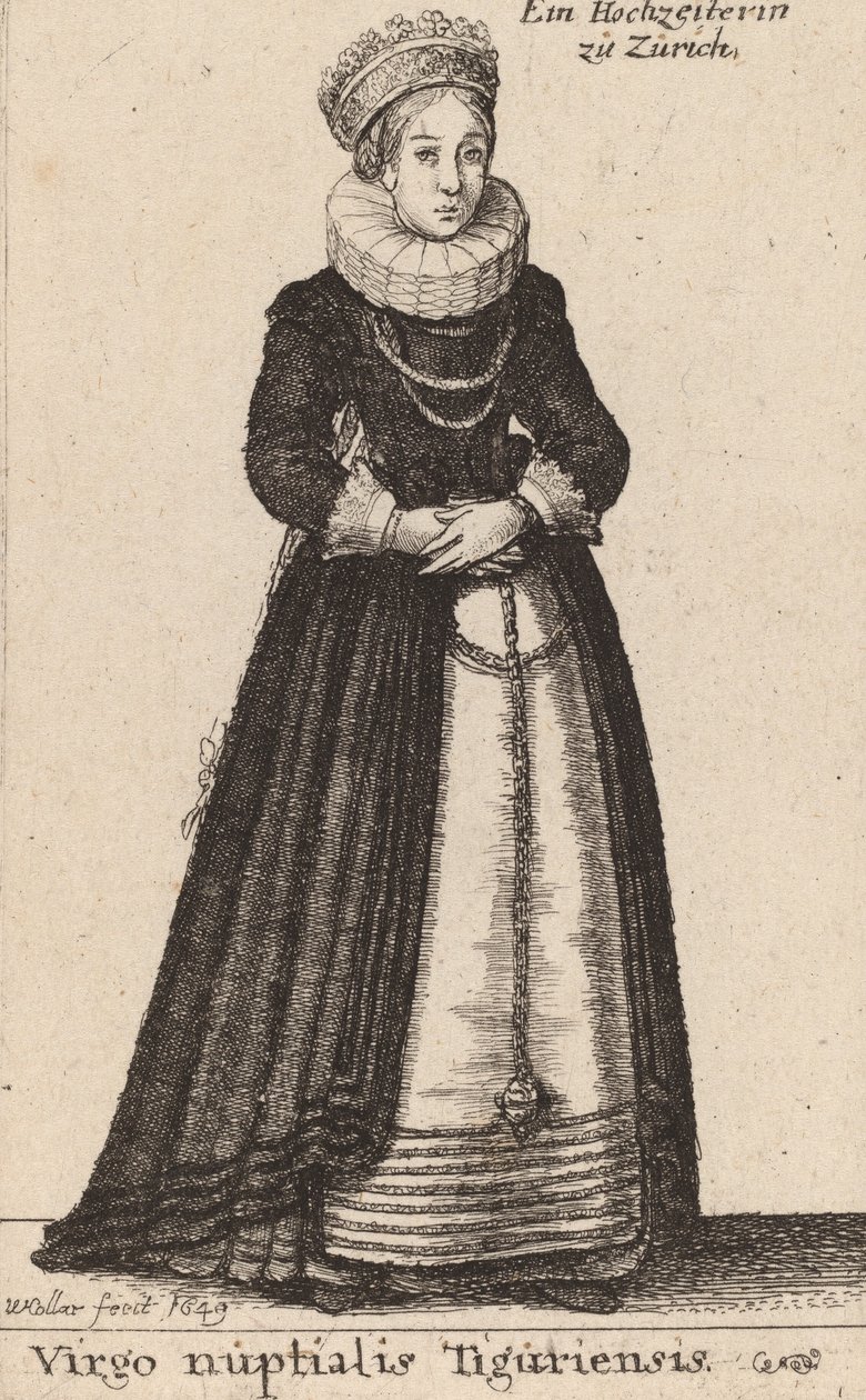 Virgo Nuptialis Tiguriensis by Wenceslaus Hollar