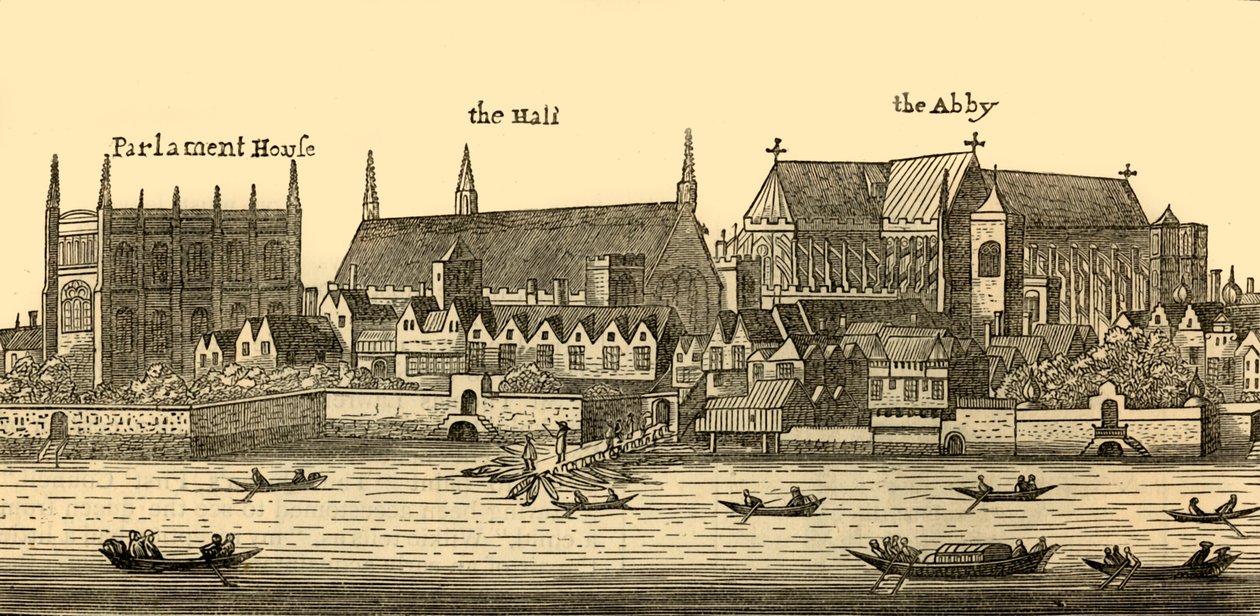 Westminster in 1640, 1881 by Wenceslaus Hollar