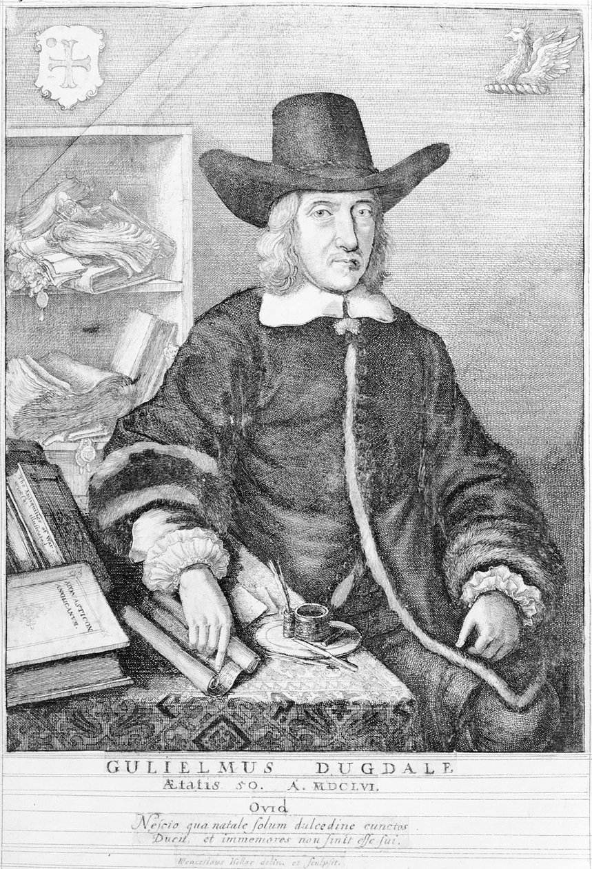 William Dugdale by Wenceslaus Hollar