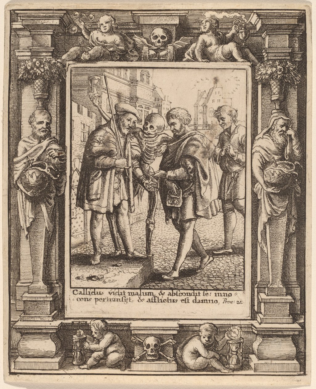 Advocate by Wenceslaus Hollar after Hans Holbein the Younger after Abraham van Diepenbeeck