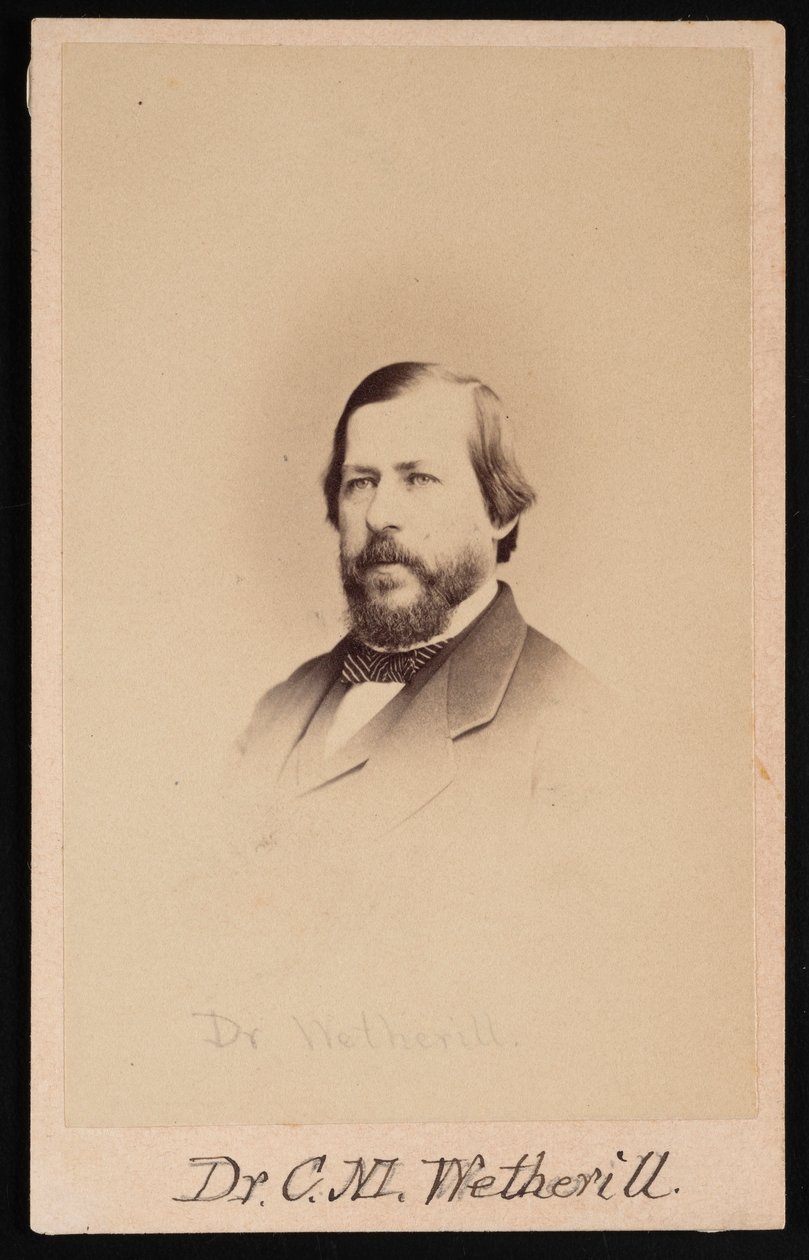 Portrait of Dr. Charles Mayer Wetherill, 1825-1871, 1864 by Wenderoth and Taylor