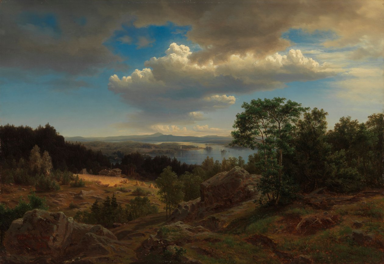 Finnish Landscape by Werner Holmberg