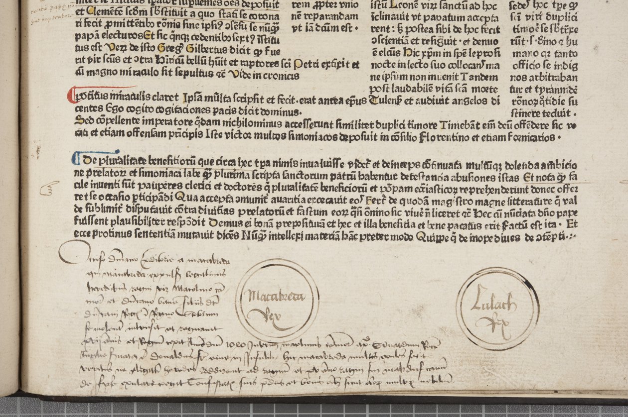 Fol 54 recto (detail), Fasciculus Temporum by Werner Rolevinck
