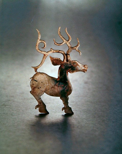 Stag by Western Zhou Dynasty Chinese School