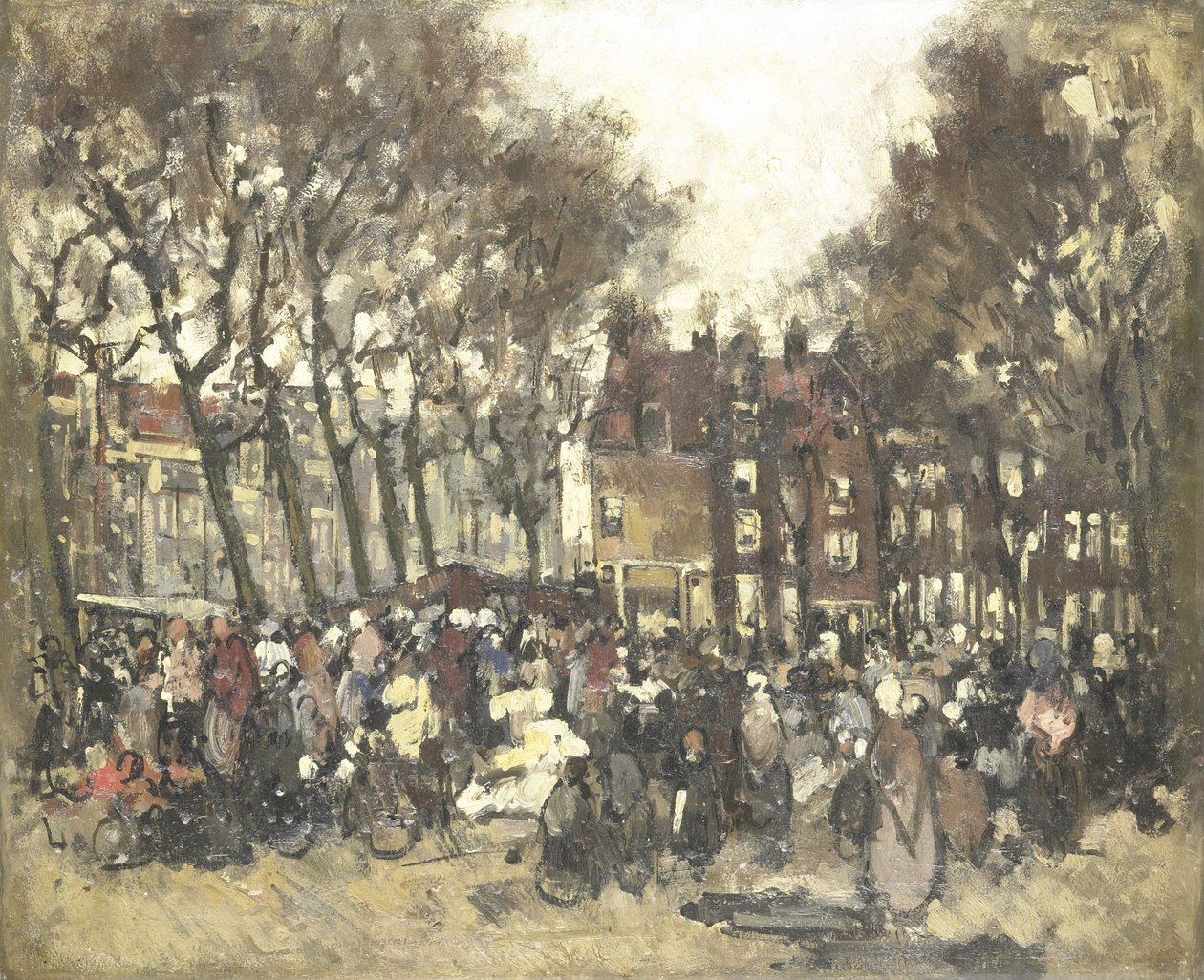 The Noordermarkt in Amsterdam by Westerwoudt Joannes