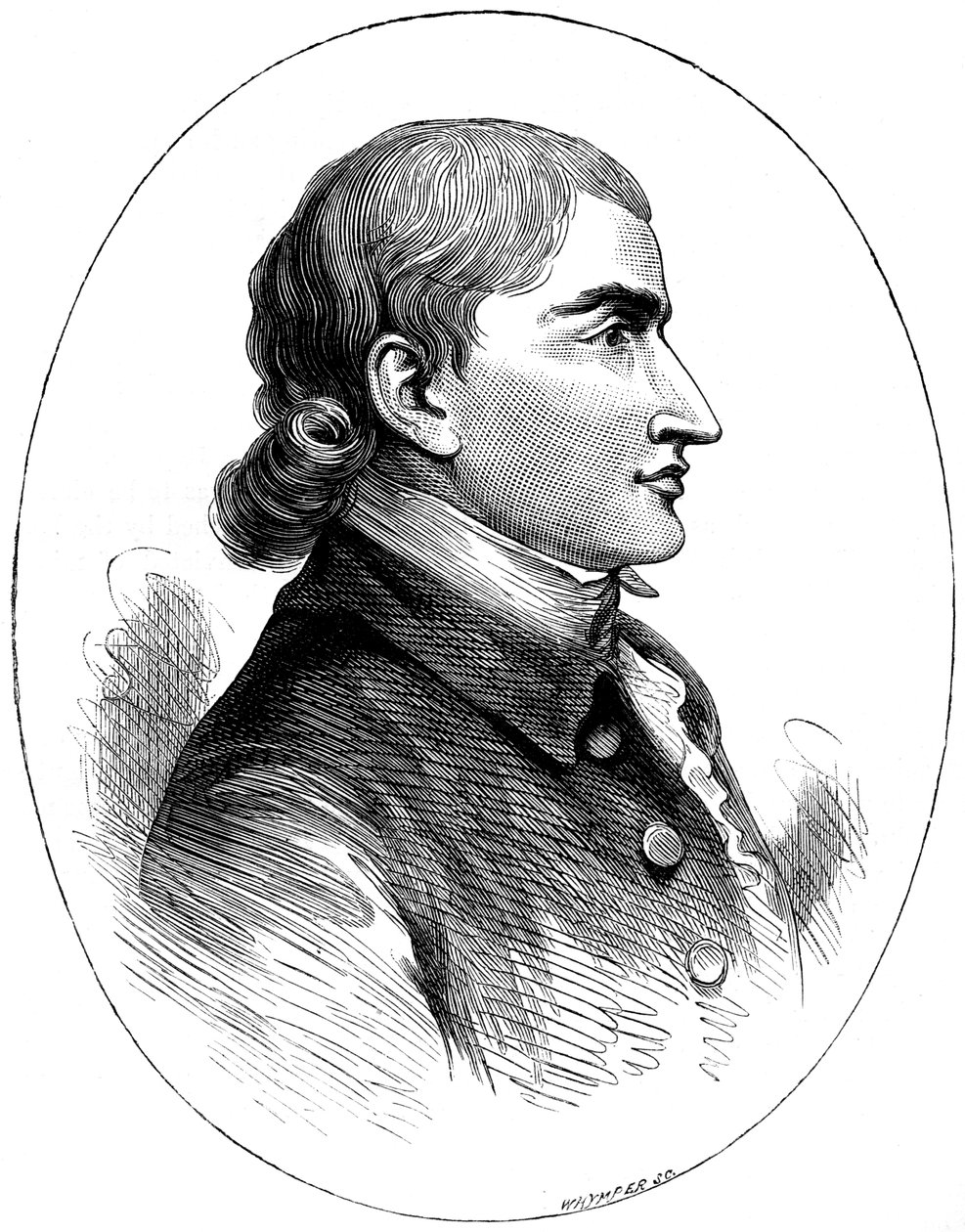 John Jay, American Statesman, from a Print Published in 1783, c1880 by Whymper