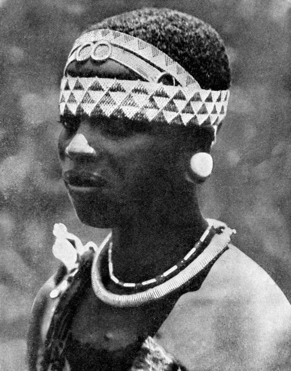 The Wife of an Angoni Chieftain, Mozambique, Africa by Wide World Photos