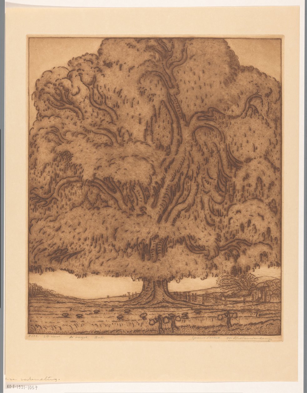 The Harvest, Bali by Wijnand Otto Jan Nieuwenkamp (signed by artist)