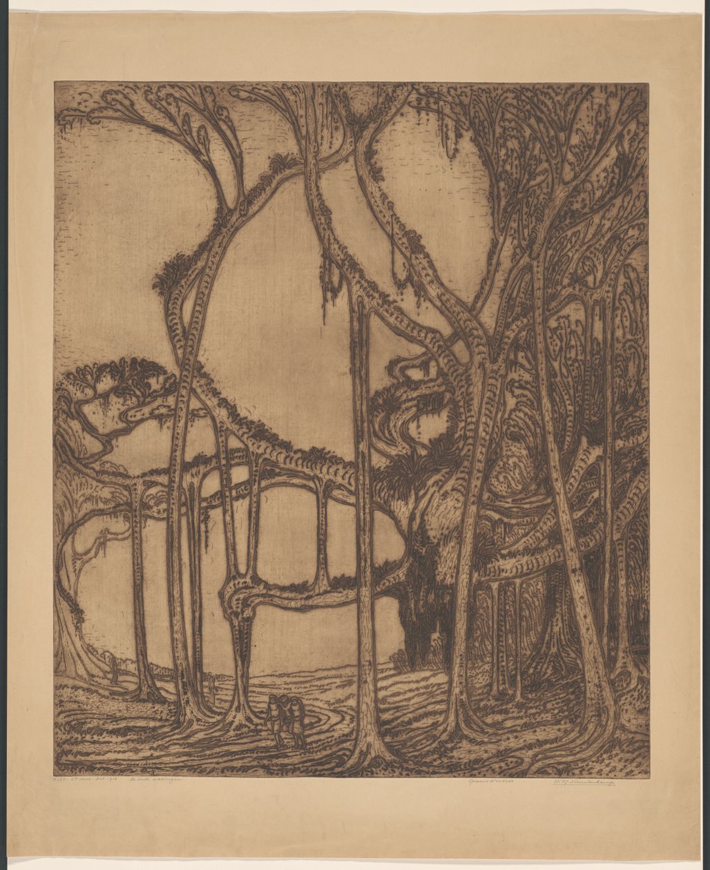 The Old Waringin by Wijnand Otto Jan Nieuwenkamp (signed by artist)