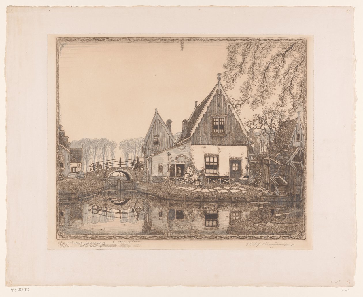 The Charming Little Lock by Wijnand Otto Jan Nieuwenkamp (signed by artist)