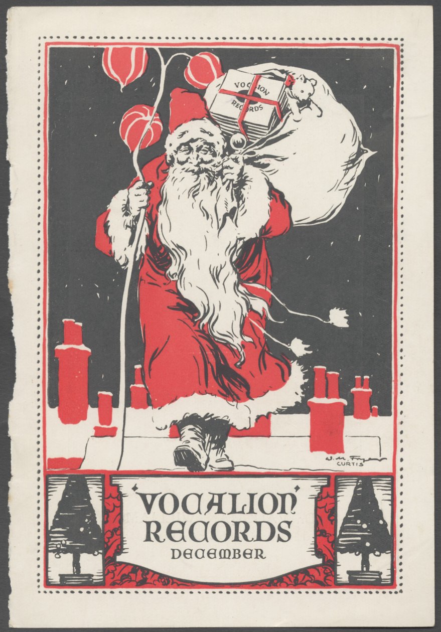 Vocalion Records Bulletin, 1922 by Wilfred Fryer, Curtis Advertising Agency