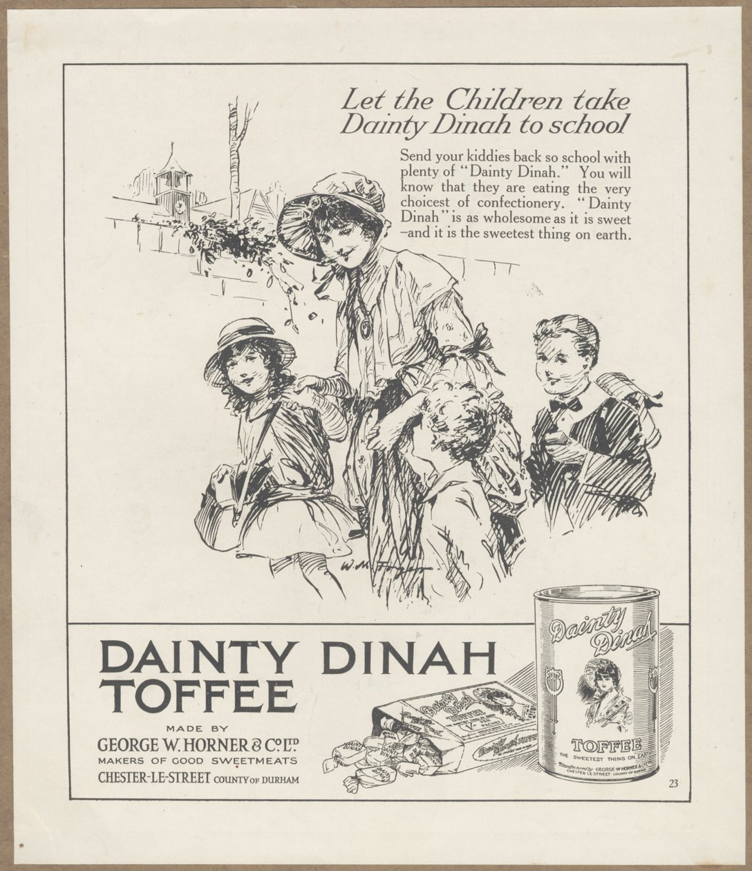Dainty Dinah Toffee, c. 1920 by Wilfred Fryer