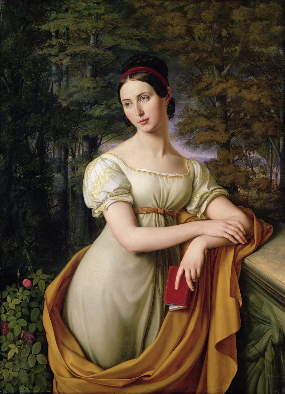 Agnes Rauch (1804-81), 1825 by Friedrich Wilhelm von Schadow