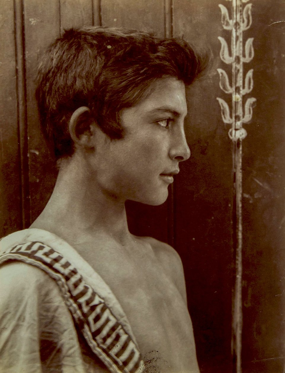 Portrait of a Sicilian Boy by Baron Wilhelm von Gloeden