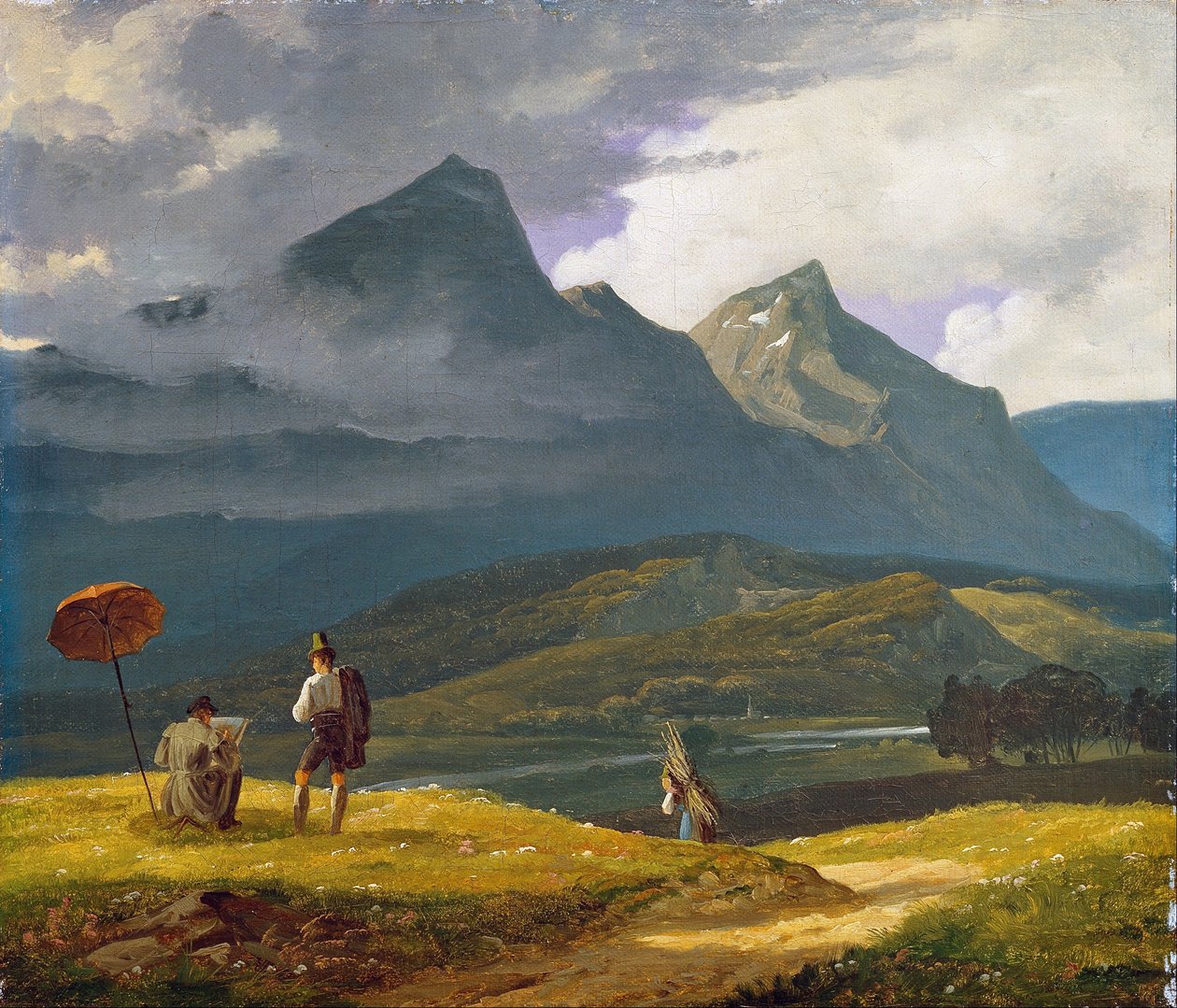 Mountain Landscape by Wilhelm Bendz