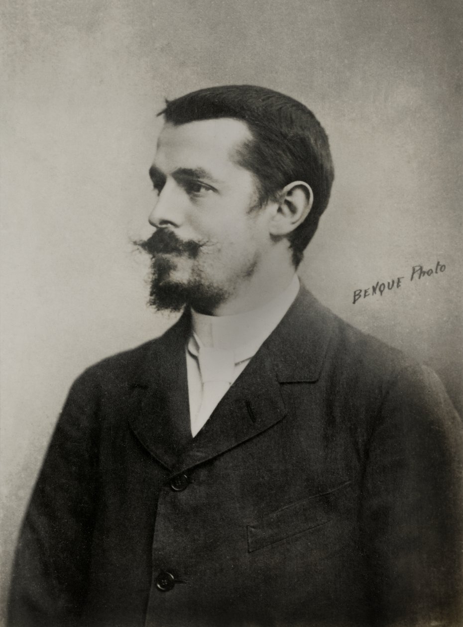 Portrait of French Painter Marcel Andre Baschet by Wilhelm Benque