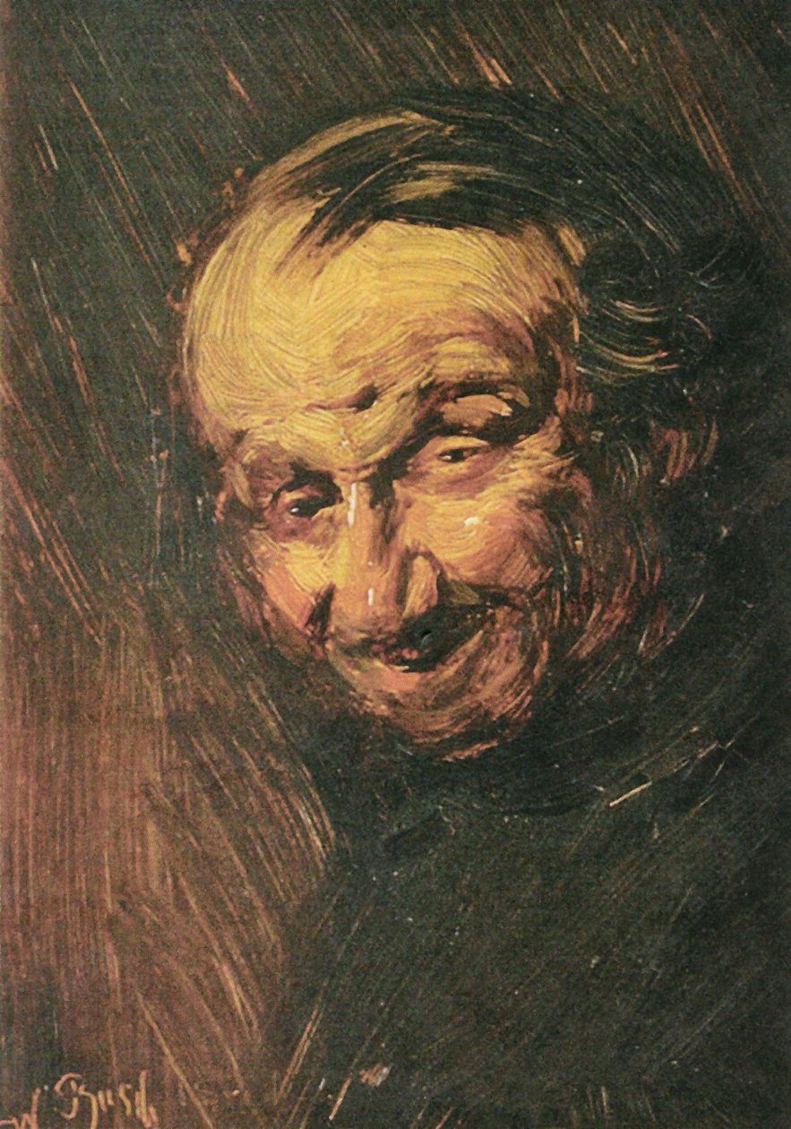 The Little Bone Man, Head of an Old Man by Wilhelm Busch