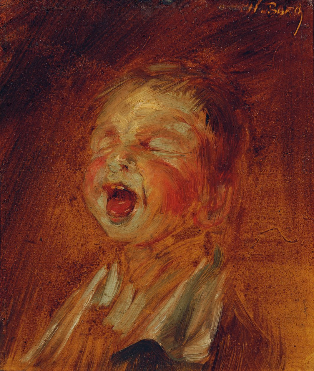 Screaming Boy, c.1873 by Wilhelm Busch