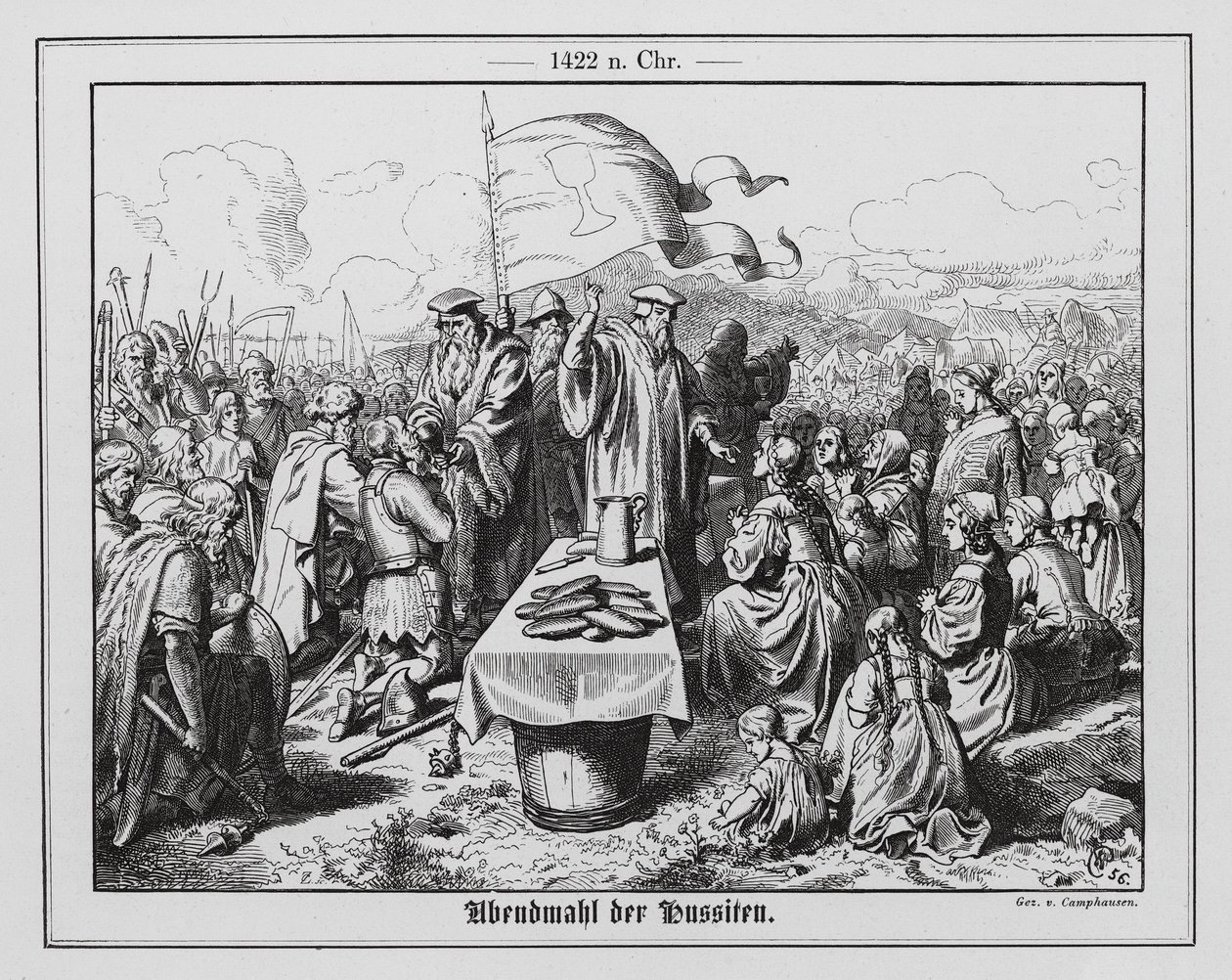 Hussites Taking Communion by Wilhelm Camphausen
