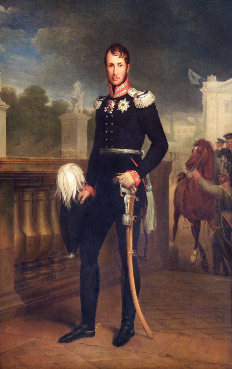 Portrait of King Frederick William III of Prussia, 1818 by Wilhelm Friedrich Herbig