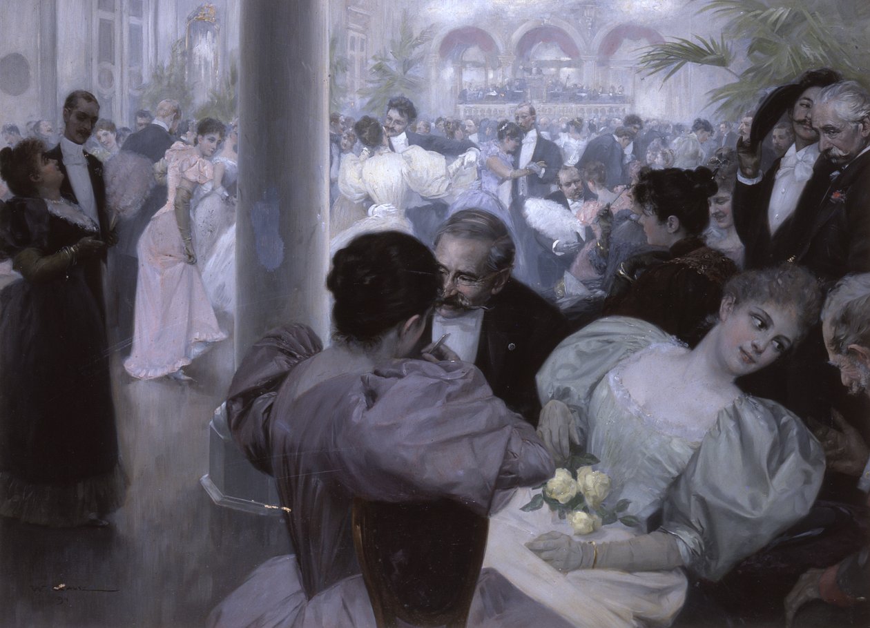 Ball in the Spa House by Wilhelm Gause