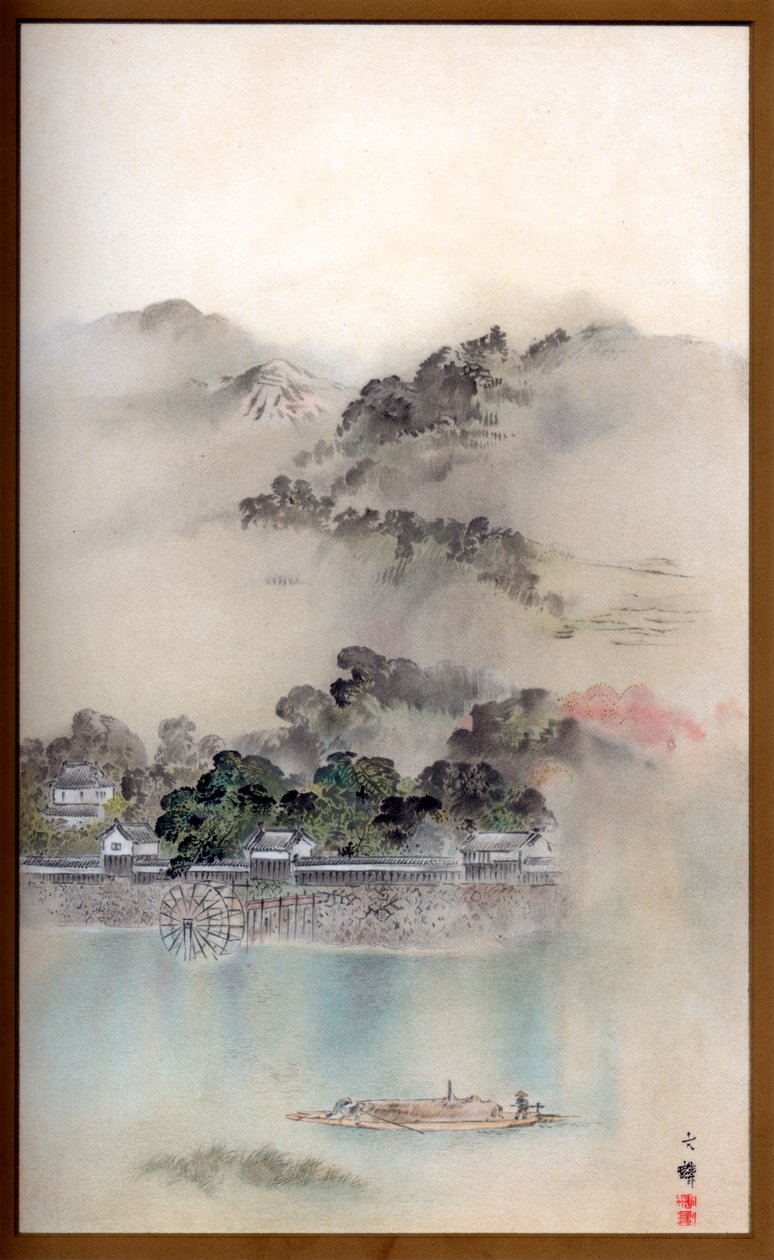 A Spring Morning on the River Yodo by Wilhelm Greve