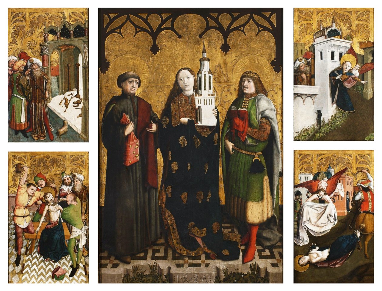 Saint Barbara Altarpiece by Wilhelm Kalteysen