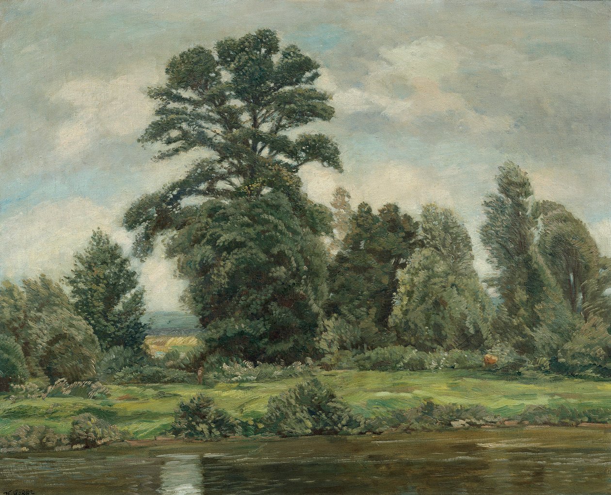 March Landscape by Wilhelm Legler: Premium art reproduction