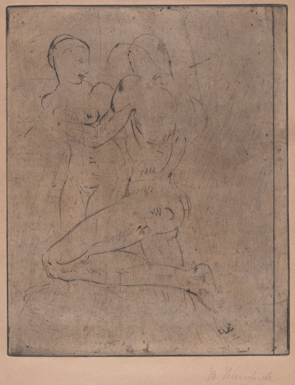 Rape II by Wilhelm Lehmbruck