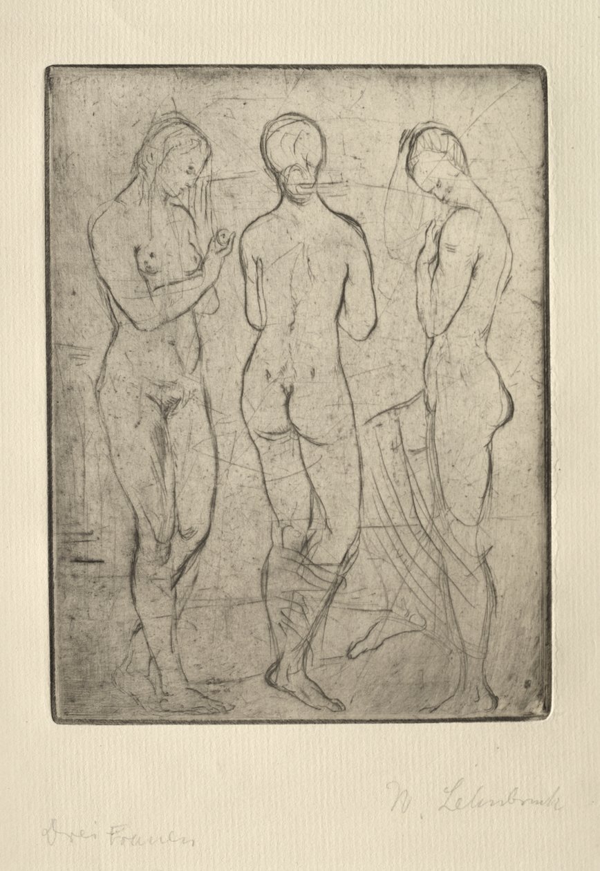 Three Women by Wilhelm Lehmbruck