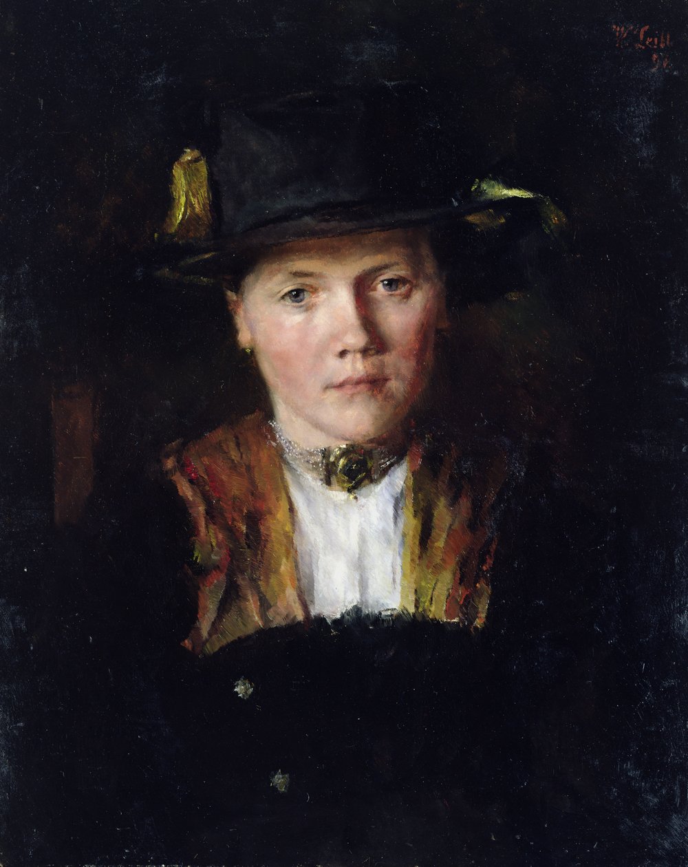 A Bavarian Girl by Wilhelm Maria Hubertus Leibl