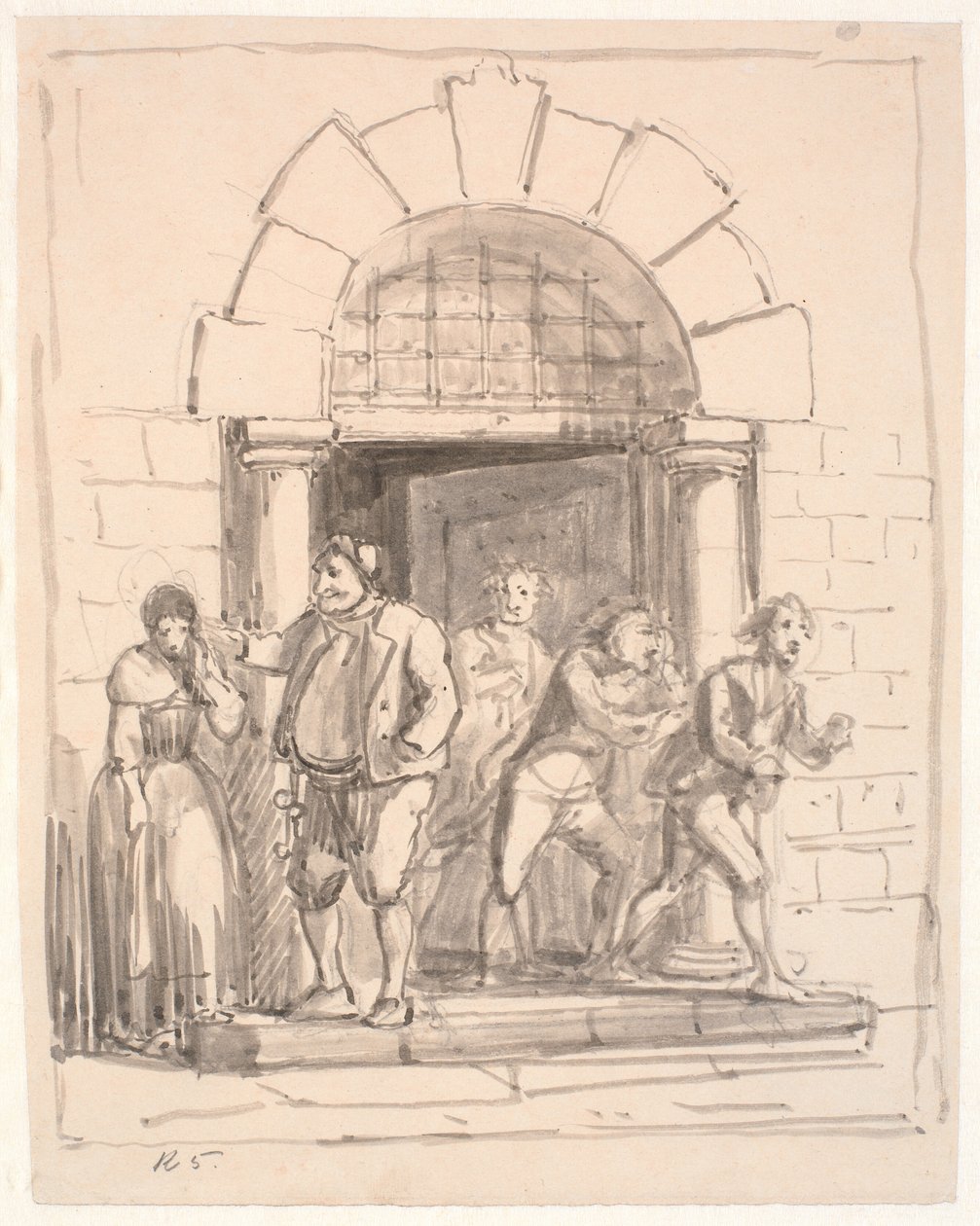 The Careless Jailer by Wilhelm Marstrand