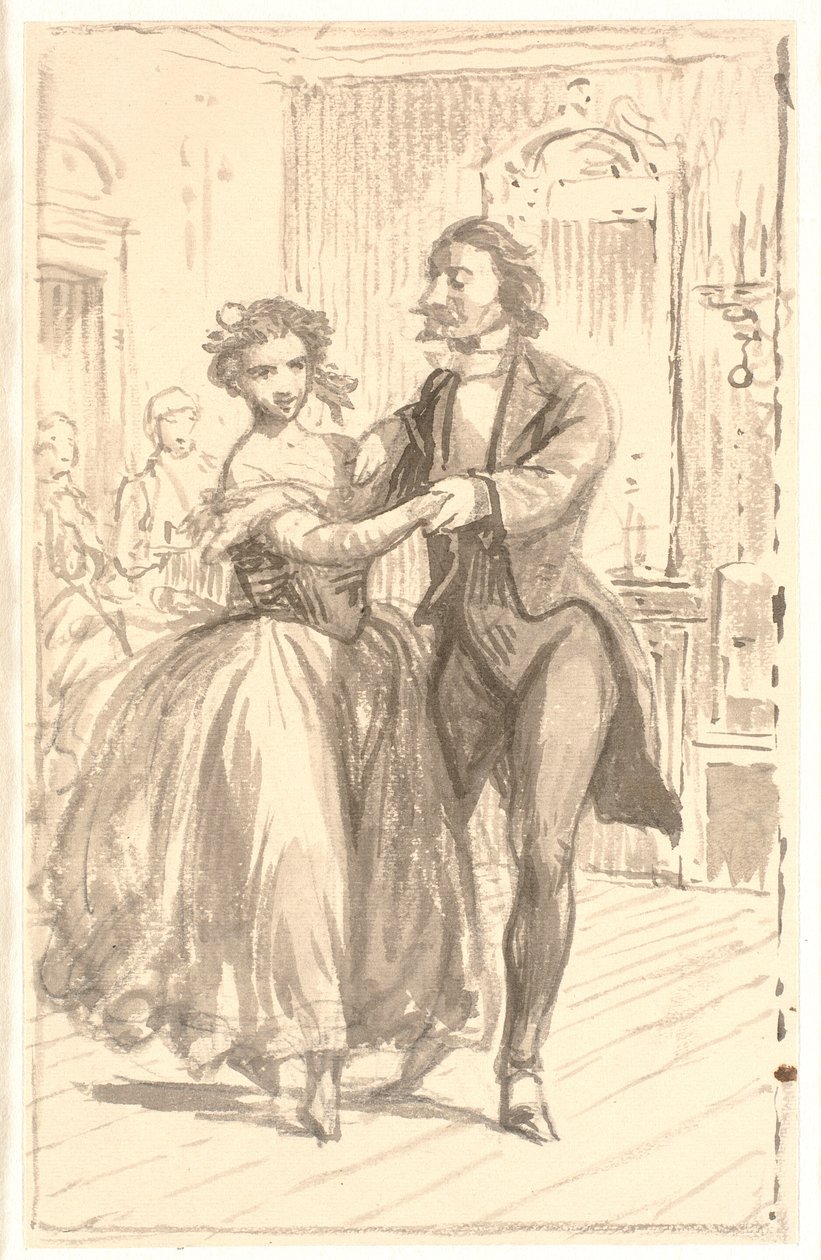 The First Couple at the Ball by Wilhelm Marstrand