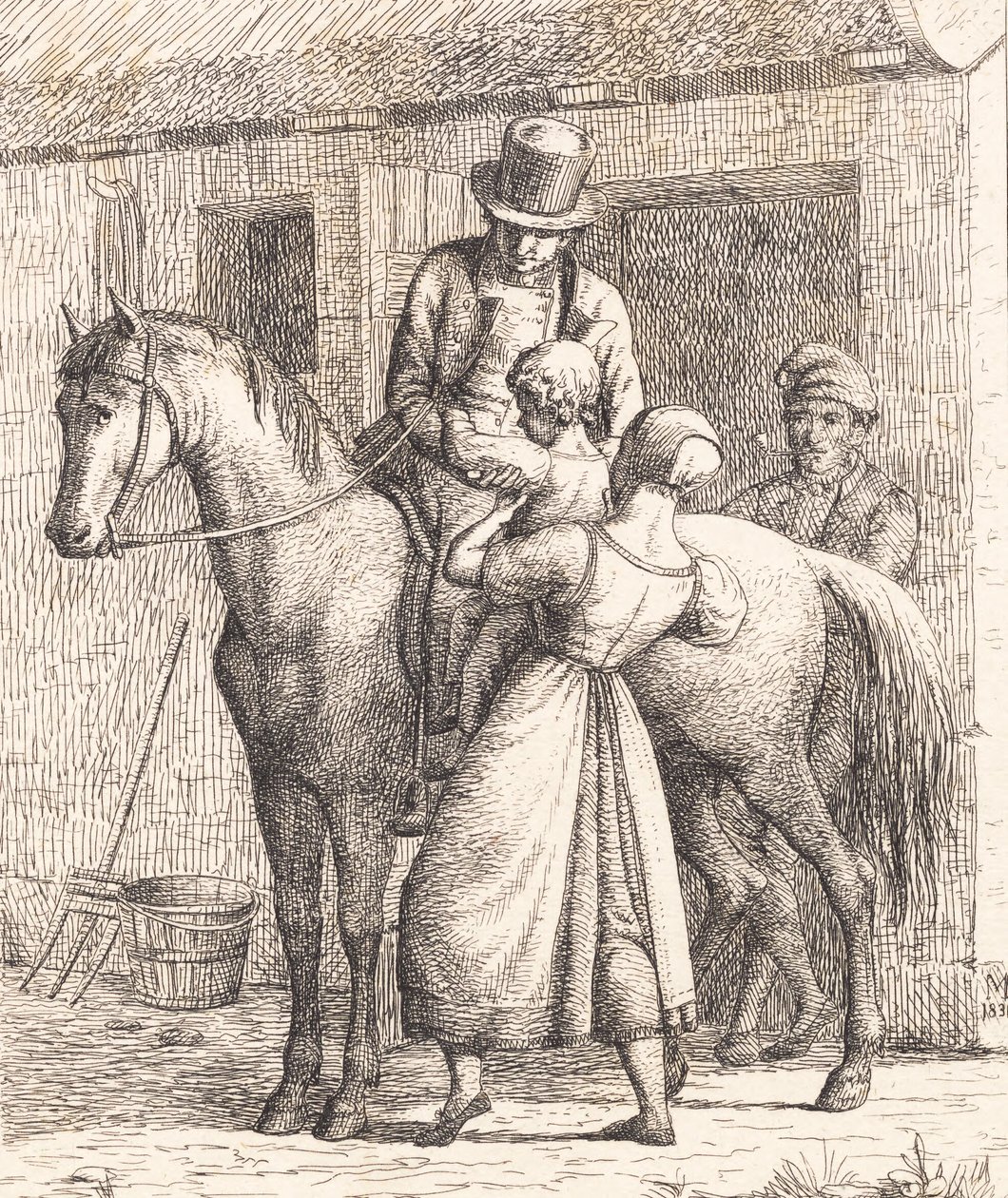A Peasant Family by Wilhelm Marstrand