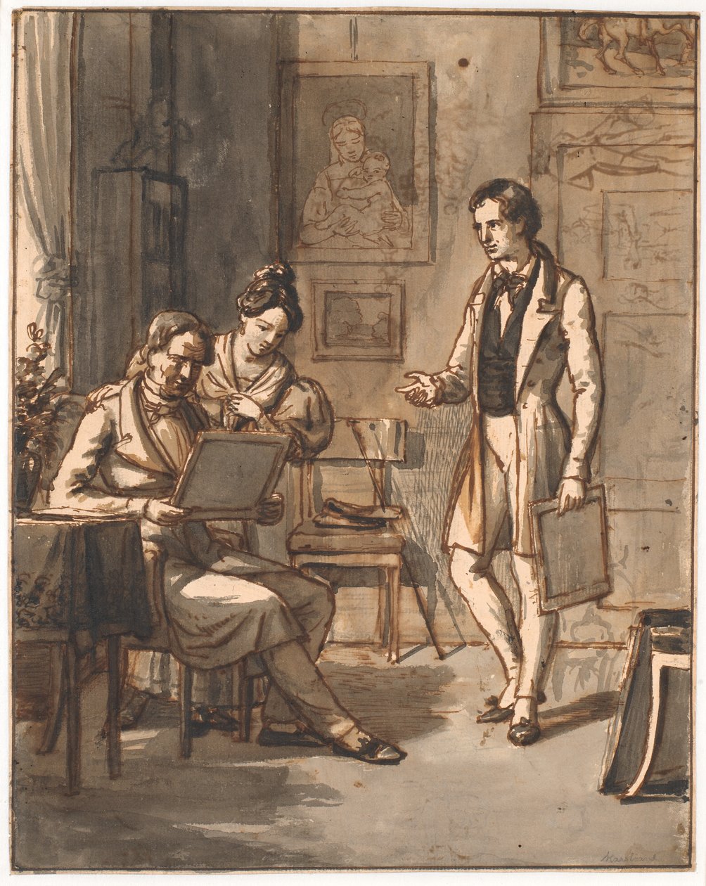 A Work of Art is Judged by Wilhelm Marstrand
