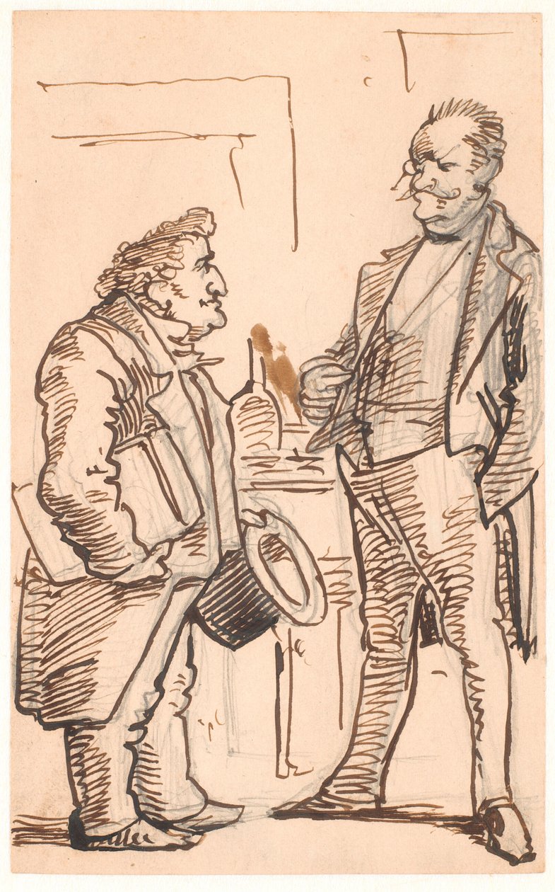 Krog and Simon Levi by Wilhelm Marstrand