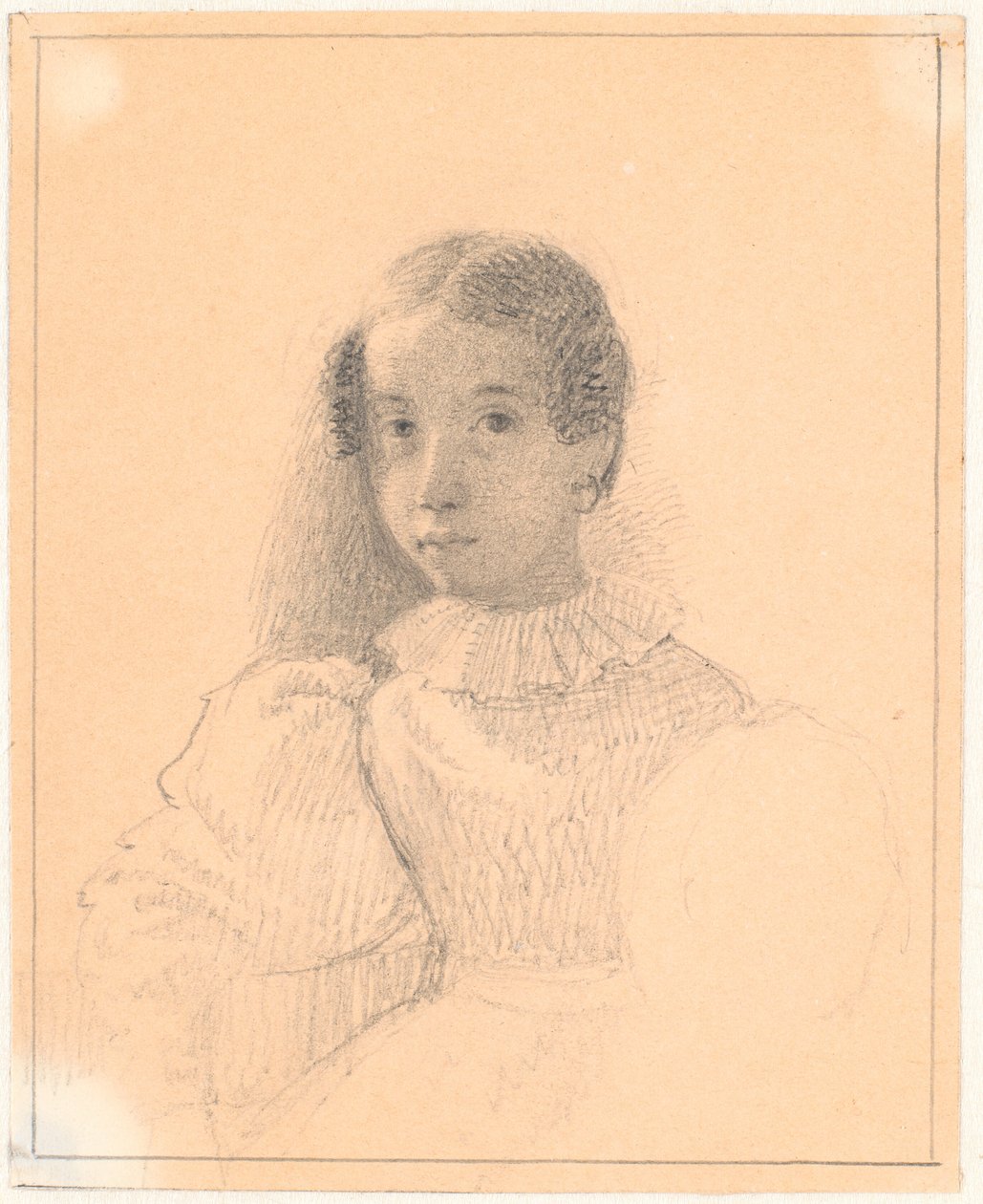 Portrait of Adelaide Emilie Waagepetersen by Wilhelm Marstrand
