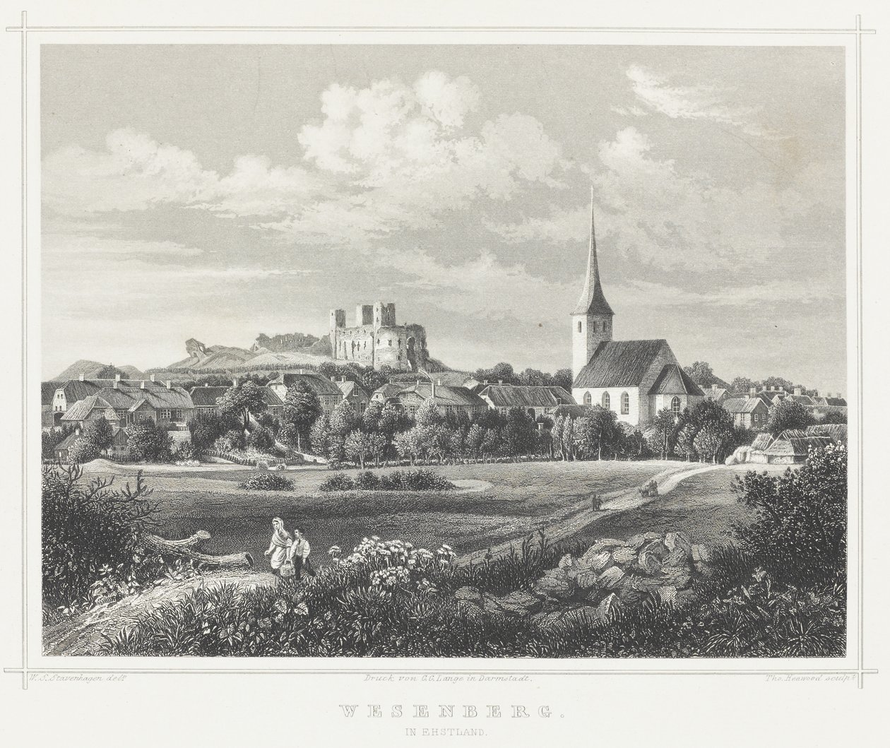 Rakvere by Wilhelm Siegfried Stavenhagen