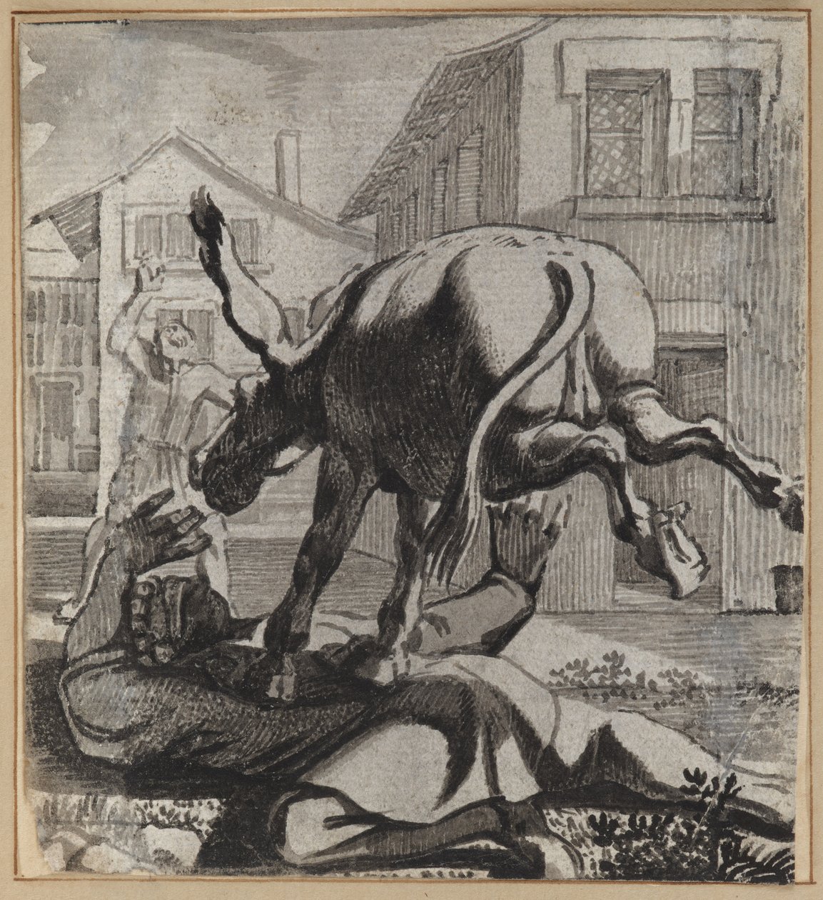The Fool Boasting Of His Bossiness by Wilhelm Stettler
