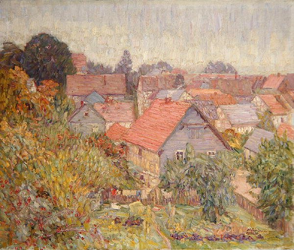 View from the Studio Window, Willingshausen by Wilhelm Thielmann