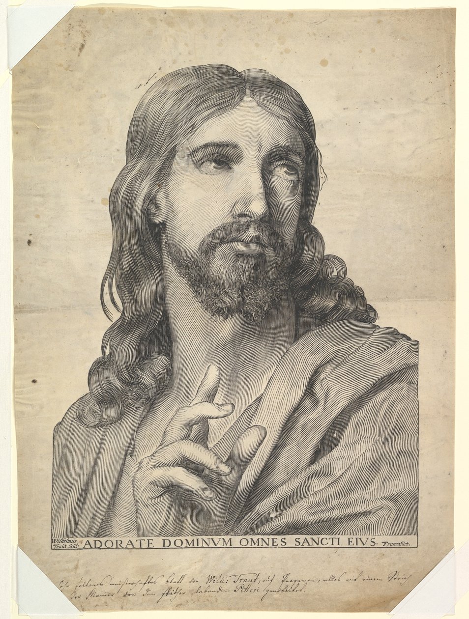 Bust of Christ Blessing by Wilhelm Traut