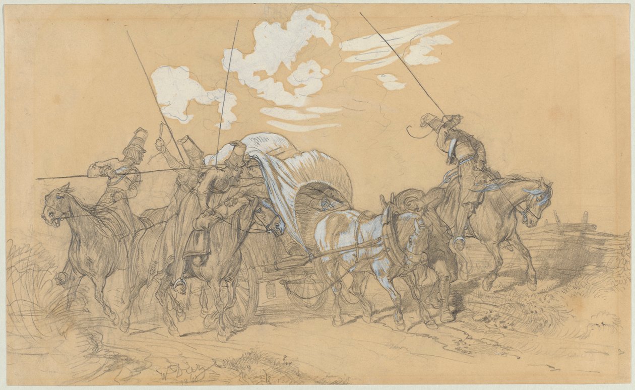 The Attack by Wilhelm Von Diez