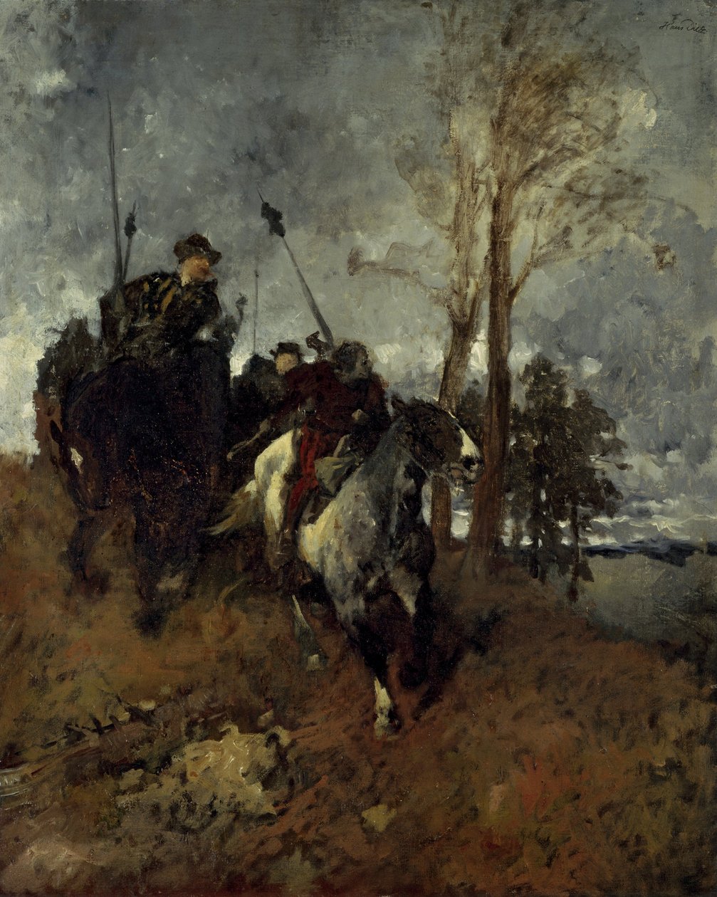 Bush Knight by Wilhelm Von Diez